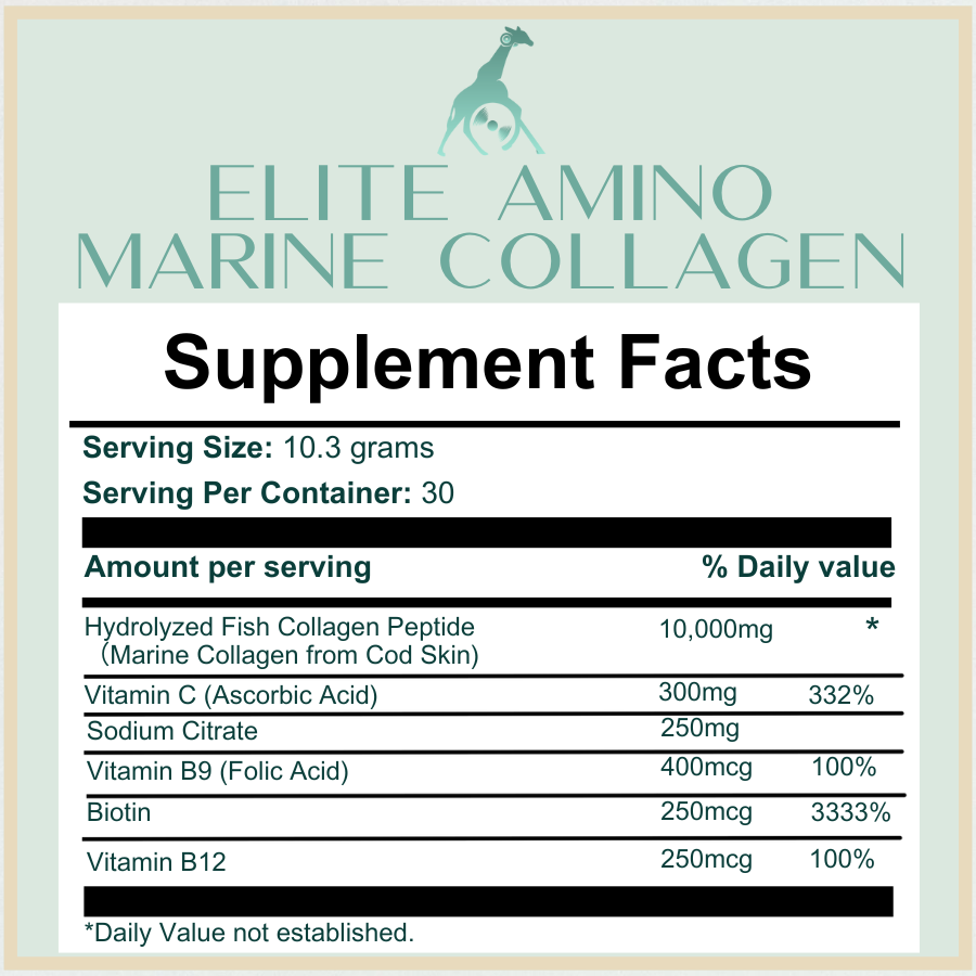 Elite Amino Marine Collagen Blend (Unflavored)