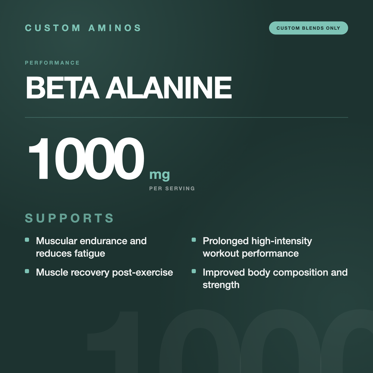 Beta Alanine