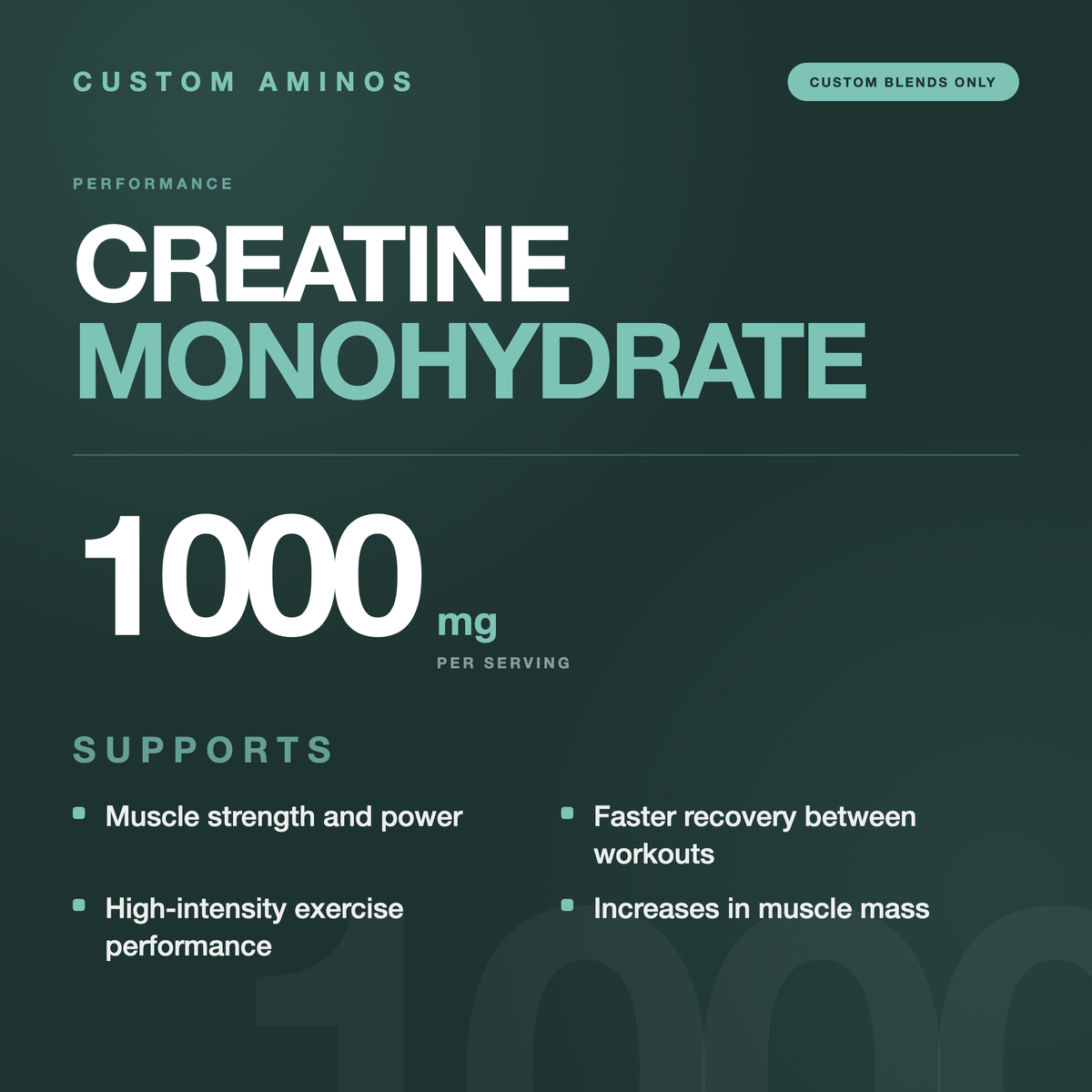 Creatine Monohydrate (Micronized)