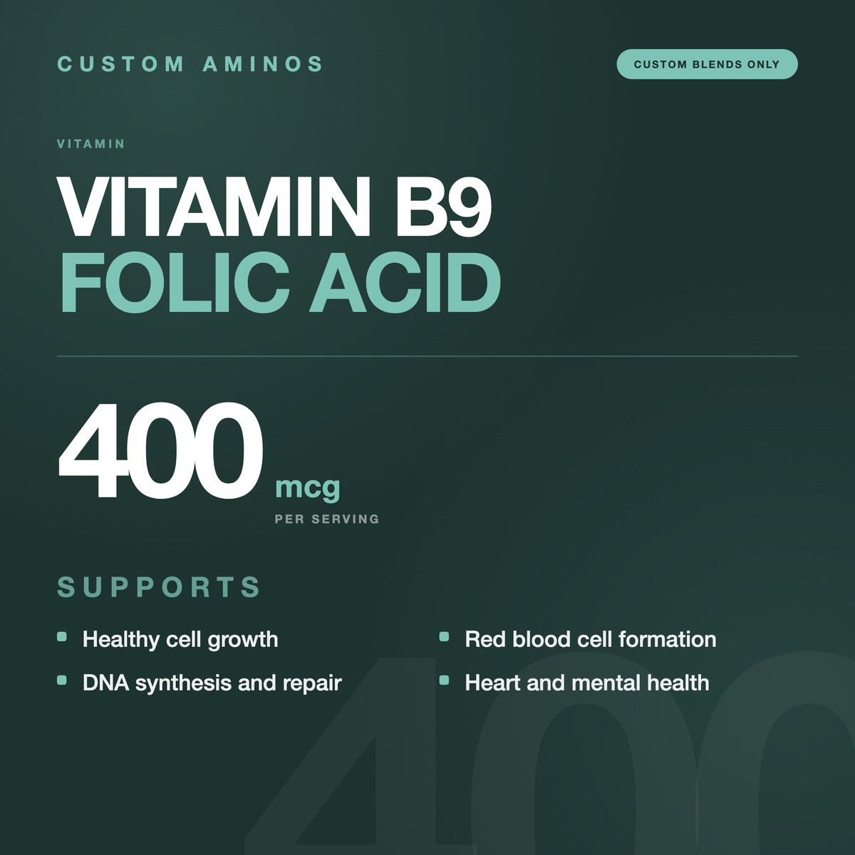 Vitamin B9 (Folic Acid)